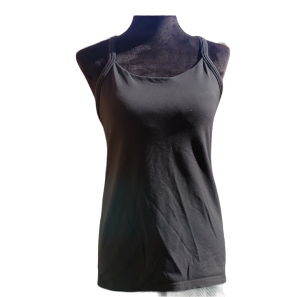 lululemon athletica Tops - Lululemon Black Racerback Tank Top No Size EUC #0039-A